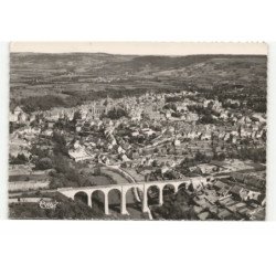 SEMUR-en-AUXOIS: vue générale vue aérienne 10X15 - très bon état