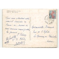 SEMUR-en-AUXOIS: vue générale vue aérienne 10X15 - très bon état