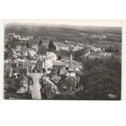 SAULLIEU: église saint-saturnin et école primaire supérieure des filles vue aérienne 10X15 - très bon état