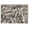SANTENAY-les-BAINS: la place du jet d'eau vue aérienne 10X15 - très bon état