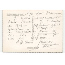 SAINT-SEINE-L'ABBAYE: vue générale vue aérienne 10X15 - très bon état