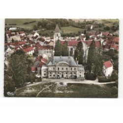 SAINT-SEINE-L'ABBAYE: vue générale en 1er plan, la maison d'enfants vue aérienne 10X15 - très bon état