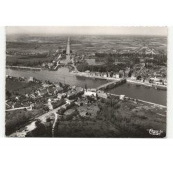 SAINT-JEAN-de-LOSNE: vue aérienne 10X15 - très bon état