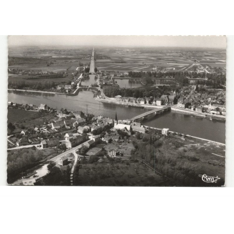 SAINT-JEAN-de-LOSNE: vue aérienne 10X15 - très bon état