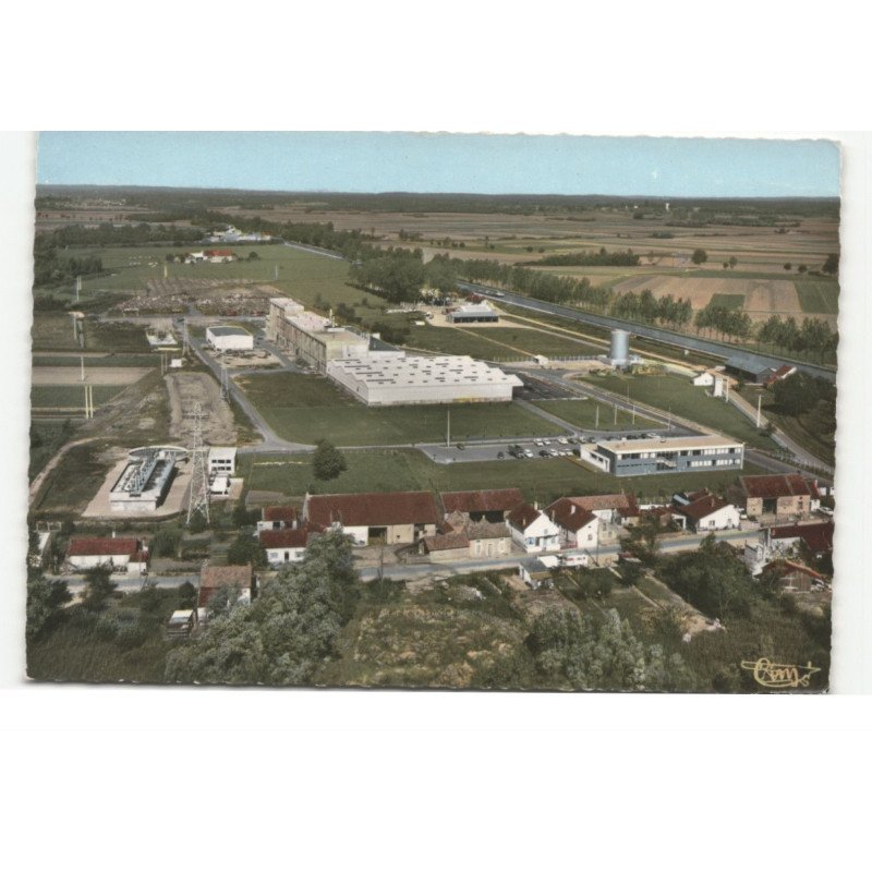 SAINT-JEAN-de-LOSNE: saint-usage, usine unalit vue aérienne 10X15 - très bon état
