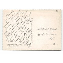 SAINT-JEAN-de-LOSNE: quais de la saône vue aérienne 10X15 - très bon état