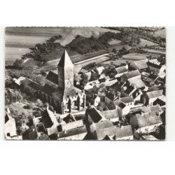 ROUGEMONT: église (monument historique du XIIe) vue aérienne 10X15 - très bon état