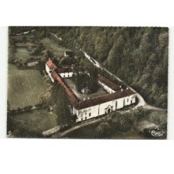 environs de RECEY-sur-OURCE: abbaye val des choues actuellement colonie de vacances vue aérienne 10X15 - très bon état