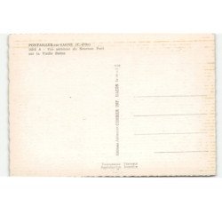 PONTAILLER-sur-SAONE: nouveau pont sur la vieille saône vue aérienne 10X15 - très bon état