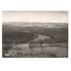 PONT-et-MASSENE: lac de pont et la digue vue aérienne 10X15 - très bon état