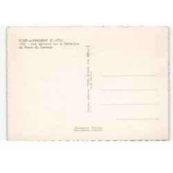 PONT-et-MASSENE: lac de pont et la digue vue aérienne 10X15 - très bon état