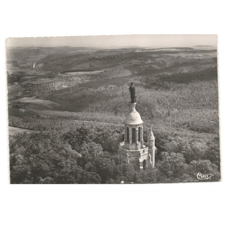 VELARS-sur-OUCHE: notre-dame d'étang vue aérienne 10X15 - très bon état