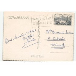 VELARS-sur-OUCHE: notre-dame d'étang vue aérienne 10X15 - très bon état