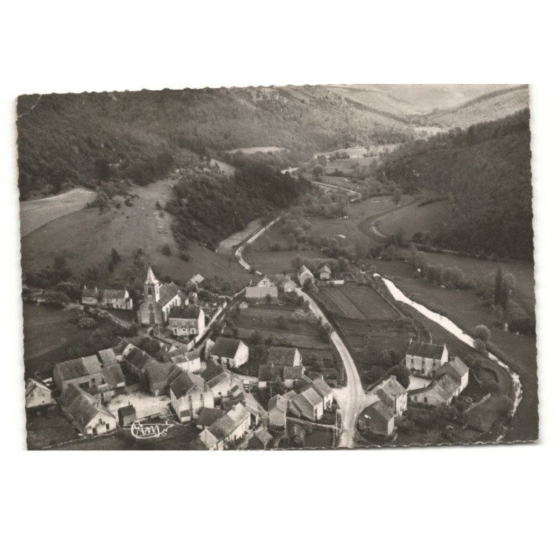 VAL-SUZON: vue aérienne 10X15 - très bon état