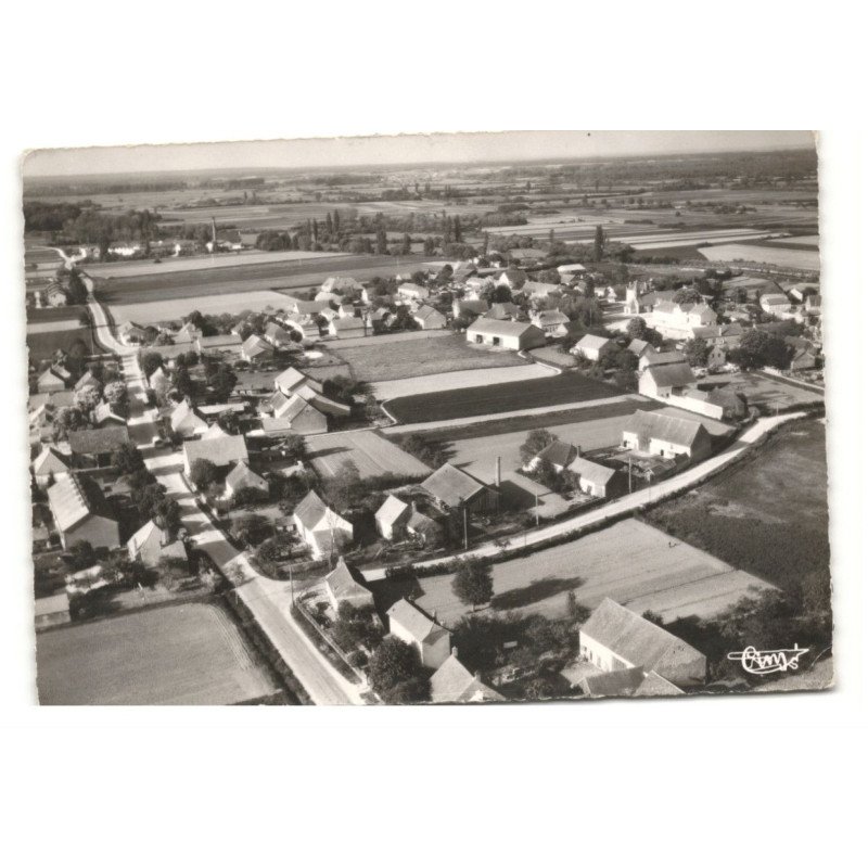 TROUHANS: vue générale vue aérienne 10X15 - très bon état