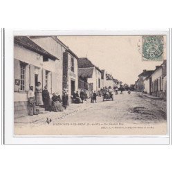 BAZOCHES-les-BRAY : la grande rue - tres bon etat