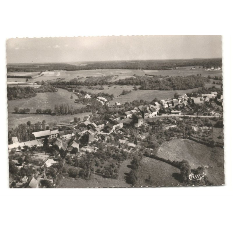 SOMBERNON: bas du pays et la vilotte vue aérienne 10X15 - très bon état
