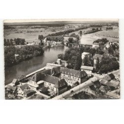 SEURRE: vue gébérale, l'hôpital vue aérienne 10X15 - état (timbre retiré)