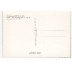 SAINT-JEAN-de-LOSNE: ville et panorama sur la saône vue aérienne 10X15 - très bon état