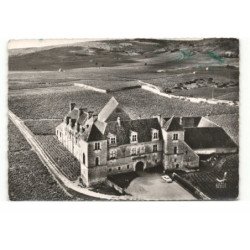 VOUGEOT: château du clos vougeot, XVIe et XVIIe vue aérienne 10X15 - état
