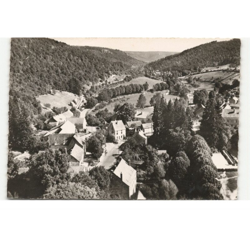 LE VAL-SUZON: centre du bourg vue aérienne 10X15 - très bon état