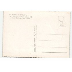 SEMUR-en-AUXOIS: le vieux château et ses 4 tours vue aérienne 10X15 - très bon état