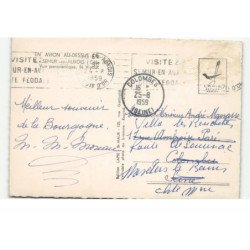 SEMUR-en-AUXOIS: vue panoramique, le viaduc vue aérienne 10X15 - très bon état