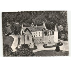 SEMUR-en-AUXOIS: château de bourbilly vue aérienne 10X15 - très bon état