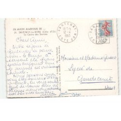 SANTENAY-les-BAINS: le casino des sources vue aérienne 10X15 - très bon état