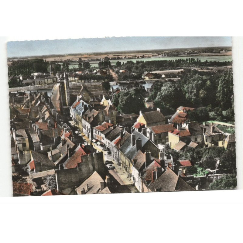 SAINT-JEAN-de-LOSNE: vue générale vue aérienne 10X15 - très bon état