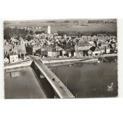 SAINT-JEAN-de-LOSNE: vue générale vue aérienne 10X15 - très bon état