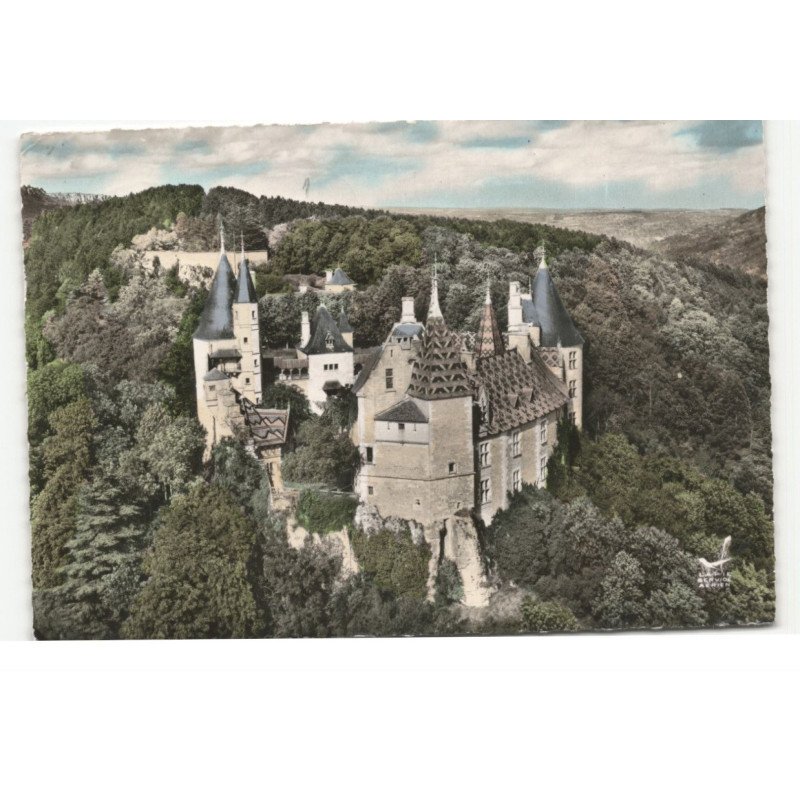 LA ROCHEPOT: le château vue aérienne 10X15 - état