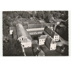 MONTBARD: l'abbaye de fontenay XIIe siècle, fondé par saint-bernard en 1118 vue aérienne 10X15 - très bon état