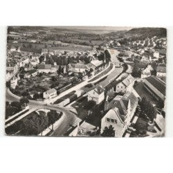 MONTBARD: le canal de bourgogne et les cités fays vue aérienne 10X15 - très bon état