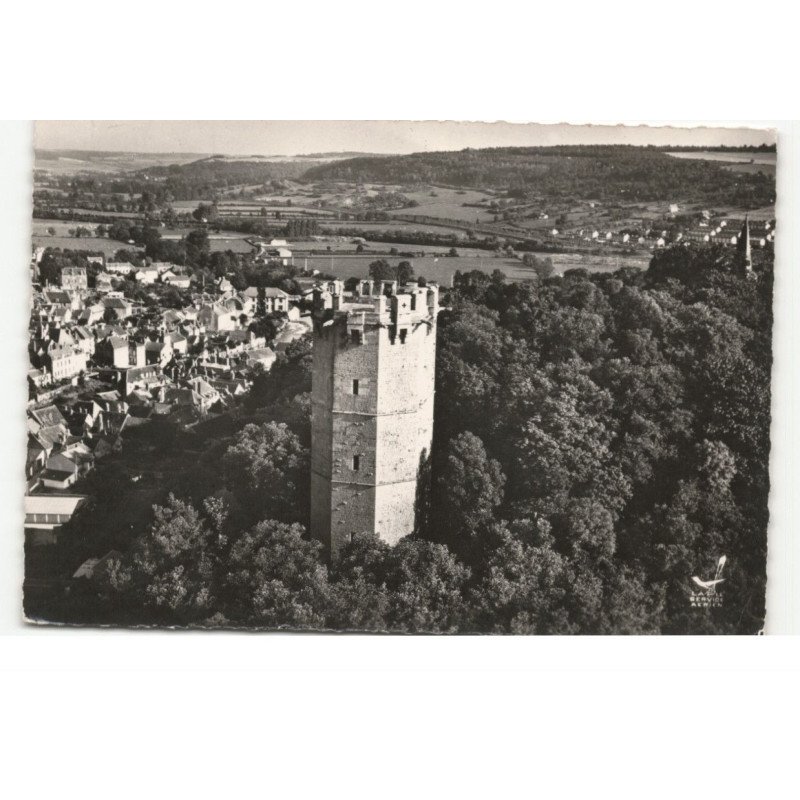 MONTBARD: la tour de l'aubespin vue aérienne 10X15 - très bon état