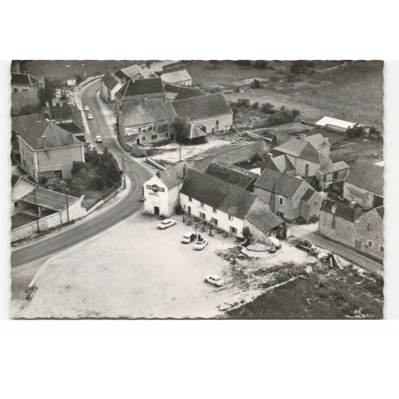 NORGES-la-VILLE: route nationale 74 vue aérienne 10X15 - très bon état