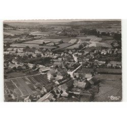 POUILLENAY: vue générale vue aérienne 10X15 - très bon état