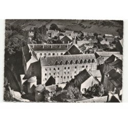 FLAVIGNY-sur-OZERAIN: couvent saint-domminique de la gloire dieu vue aérienne 10X15 - très bon état