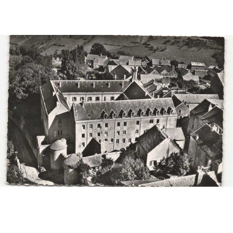 FLAVIGNY-sur-OZERAIN: couvent saint-domminique de la gloire dieu vue aérienne 10X15 - très bon état