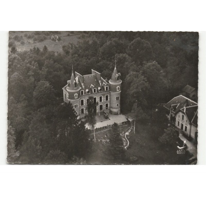 L'ETANG-VERGY: le château vue aérienne 10X15 - très bon état