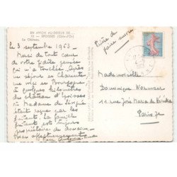 EPOISSES: le château vue aérienne 10X15 - très bon état