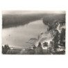 LE LAC DE PONT: vue d'ensemble du lac et de la plage vue aérienne 10X15 - très bon état