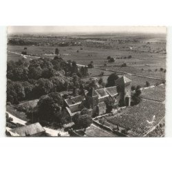 GEVREY-CHAMBERTIN: le vieux château, le vignoble vue aérienne 10X15 - très bon état