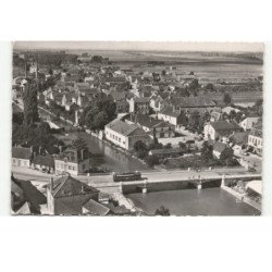 GENLIS: vue panoramique, le pont sur la norges vue aérienne 10X15 - très bon état