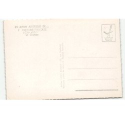 FONTAINE-FRANCAISE: le château vue aérienne 10X15 - très bon état