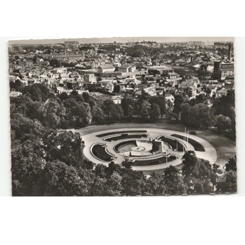 DIJON: place du monument vue aérienne 10X15 - très bon état