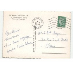 DIJON: place du monument vue aérienne 10X15 - très bon état