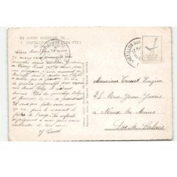 CHATILLON-sur-SEINE: la grande place vue aérienne 10X15 - très bon état