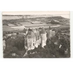 CHATEAUNEUF: le château-manoir, féodal demeure de philippe Pot XVe siècle vue aérienne 10X15 - très bon état