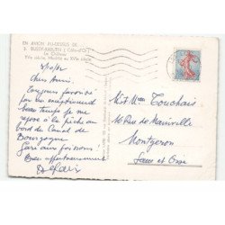 BUSSY-RABUTIN: le château XVe siècle modifié au XVIe siècle vue aérienne 10X15 - très bon état